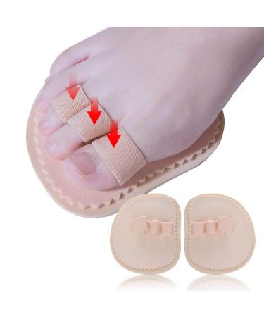 1 Paris Big Toes Ballenzeh-Protector-Pads thumb toe Straightener Splint Crooked overlapping toes separator pillow hammer toe claw pain relief correction for hallux valgus chicken eyes blister