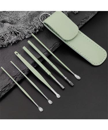Dhaonxb Professional Ear Cleaning Kit with Portable Keychain PU Leather Case - Earwax Removal Tool for Ultimate Ear Care (Purple) - Buy Online on GoSupps.com