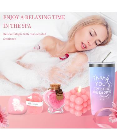 MACEVIA Rose Spa Gift Basket Set - Unique Birthday & Christmas Gifts for Women Moms Wives Sisters & Girlfriends - Perfect for Any Celebration - Buy Online on GoSupps.com