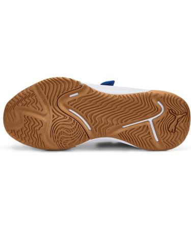 PUMA Unisex Kinder Varion V Jr Hallenturnschuh 28 EU - Puma Royal & White Gum | International Shipping Available - Buy Online on GoSupps.com