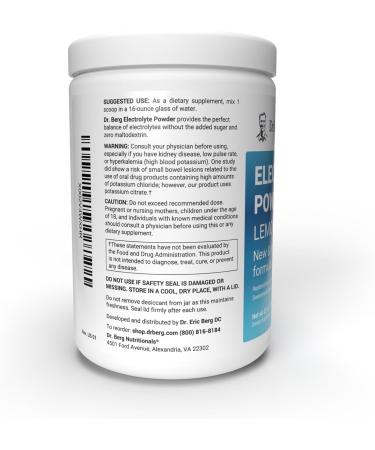 Dr. Berg Hydration Keto Electrolyte Powder - 100 Servings, Lemonade Flavor - Buy Online on GoSupps.com