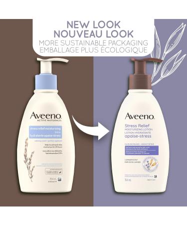 Aveeno Stress Relief Moisturizing Lotion - Lavender Ylang Ylang Oatmeal Chamomile - Sensitive Skin Dry Skin - 532 mL (Packaging May Vary) 354 ml (Pack of 1) - Buy Online on GoSupps.com