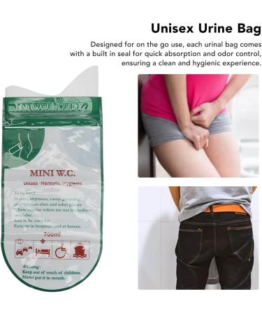 Buy Water Soluble Urine Bag for Women - Self Sealing Emergency Solution | Soft & Eco-Friendly | Ideal for Outdoor Use - International Shipping Available - Buy Online on GoSupps.com