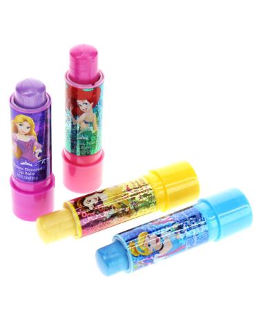 Townley Girl Disney Princess Sparkly Lip Balm 4-Pack with Light Up Mirror - Buy Online on GoSupps.com
