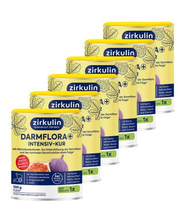Circular Darmflora plus 600g powder - dietary supplements to support a healthy intestinal flora - with vitamin B3 B7 calcium & biotin - suitable as a cure or long -term supplement 600 g powder - Buy Online on GoSupps.com