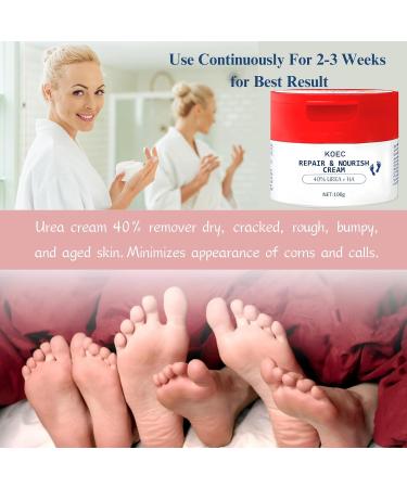 40% Urea Foot Cream For Cracked Heels Urea Foot Cream For Cracked Heels And Dry Skin Urea Lotion Contain Urea 40% Callus Remover Nourishes Soften For Hand & Feet & Body -100 ml - Buy Online on GoSupps.com