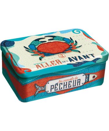  ANTICO CAFFE' NOVECENTO Atelier D | Assorted Butter Biscuit Tin | Butter and Salt Shortbread | Pure Butter Cookies and Palets - 350g | Embossed Sea Crab Designs in Tin - Buy Online on GoSupps.com