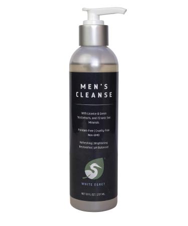 White Egret Personal Care Men's Cleanse  8 oz (237 ml)