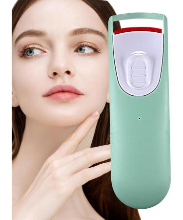 Heated Eyelash Curler - Heated Lash Curler | Eyelash Curler With Adjustable Temperature Settings | 230mAh Battery Powered Lashes Curler | Rechargeable Eyelashes Curler For Makeup Girls Green - Buy Online on GoSupps.com