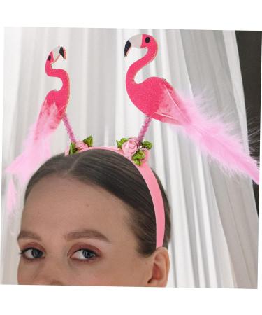 COSMEVIVI Flamingo Headband Beach Headband Flamingo Hair Hoop Hawaiian Accessories Party Supplies Headbands for Luau Party Headdress for Hawaii Party Hair Accessory Party Favor Party Props - Buy Online on GoSupps.com