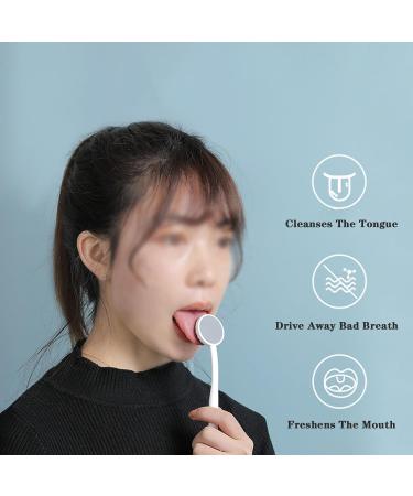 Buy Tongue Scraper (2 Pack) - Effective Tongue Cleaner for Bad Breath Whitens Tongue & Freshens Breath | International Shipping Available - Buy Online on GoSupps.com