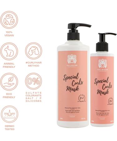 V lquer Professional Special Curl Masque 1000 ml - Curly Girl Method - for curly hair - sulfate free - salt free - Vegan Curly Hair - Perfect Curls - 96% natural origin - Buy Online on GoSupps.com