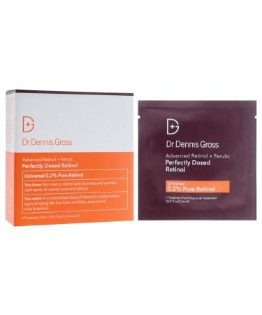 Dr Dennis Gross Advanced Retinol Plus Ferulic Perfectly Dosed Retinol for Women - 8 x 0.07 oz Treatment - Buy Online on GoSupps.com