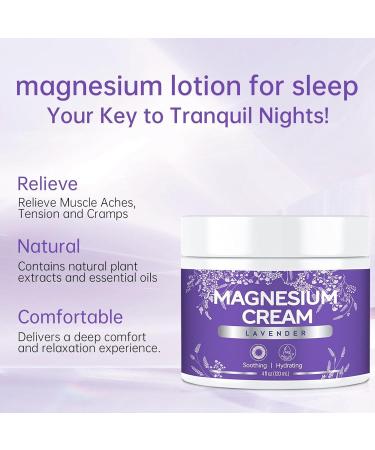  G n rique Organic Magnesium Cream Joint Relief Lotion 120 ml Nourishing and Soothing Daily Skin Care Moisturizing Cream for Calming Muscle Tension Discomfort & Cramps Relief - Buy Online on GoSupps.com