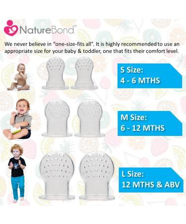 NatureBond Silicone Teat Sac | Baby Food/Fruit Feeder | BPA Free - Buy Online on GoSupps.com