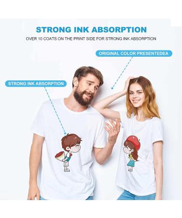 Carbcolords DTF Transfer Film - 60 Sheets A4 PET Clear PreTreat Heat Transfer Paper for T-Shirts - 60 PCS - Buy Online on GoSupps.com