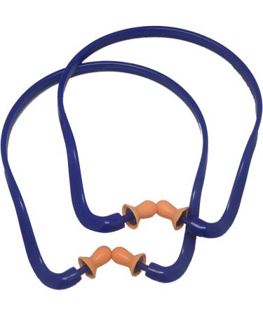 Tvoip U Shape Noise Canceling Ear Plugs - Blue Pack of 2 | Hearing Protection for Shooting, Headband Sleep, Silicone Ear Buds for Noise Reduction - Buy Online on GoSupps.com