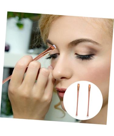 Baluue 2pcs Eyeliner Brush Eye Cosmetics Brush Eyeliner Smudge Brush Eyeliner Makeup Brow Aluminum Tube - Buy Online on GoSupps.com