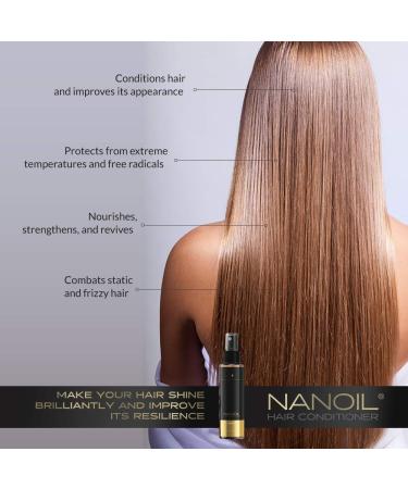 Argan Oil Nanoil Hair Conditioner 125ml | Two-Phase Protection & Smoothness | Strengthens Weakened Hair - Intensive Care - Buy Online on GoSupps.com