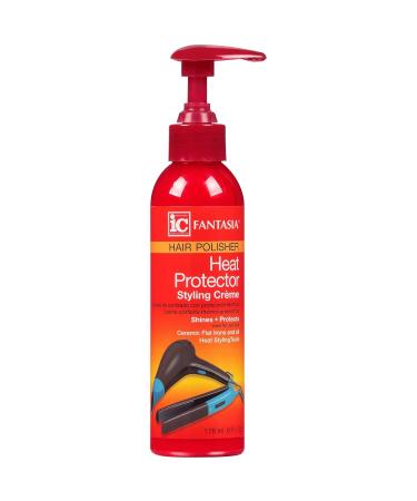 Fantasia Heat Protector Straightening Serum 6 oz - Best Hair Protection for Smooth Frizz-Free Style | International Shipping Available - Buy Online on GoSupps.com