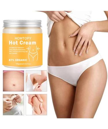 Hot Cream Cellulite & Fat Burner - Body Slimming Cream for Weight Loss & Belly Fat | Anti-Cellulite Body Wrap - 100g - Buy Online on GoSupps.com