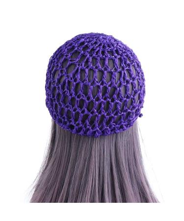 Women's Pink Mesh Hair Net Crochet Cap - Snood for Long, Short, Thick Hair - Sleep Cap for Sleeping - Buy Online on GoSupps.com