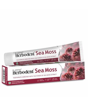 Herbodent Sea Moss Toothpaste - 6.53 oz Pack of 1 | Toothpaste with The Power of Sea Moss Extract | SLS Free | with 5 Organic Herbs 6.53 Ounce (Pack of 1)