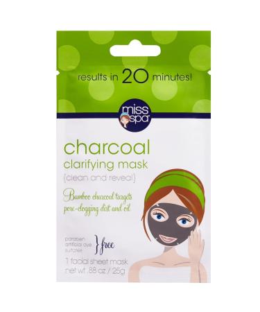 Miss Spa Charcoal Clarifying Mask 0.88 oz.