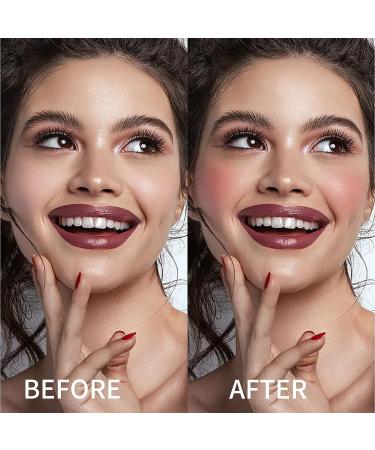 Boobeen Matte Liquid Blush Makeup - Lightweight & Long Lasting Creamy Blusher for Cheeks (Color 02) - Buy Online on GoSupps.com