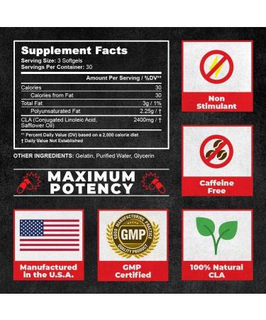 Men's Belly Fat Burner - Supports Lean Muscle Growth - 90 Softgels - Buy Online on GoSupps.com