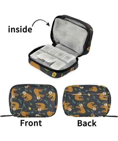 Xigua Sloth Pill Case - 7-Day Travel Organizer for Vitamins & Medications | International Shipping Available - Buy Online on GoSupps.com