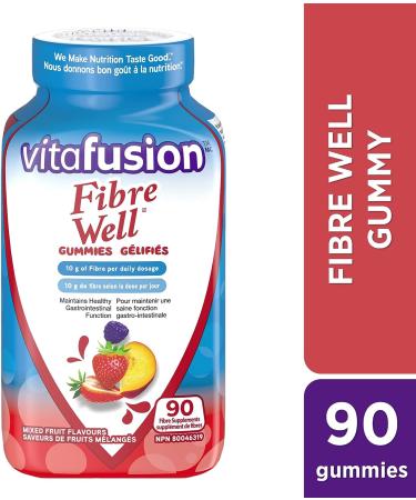 Vitafusion Fibre Well Gummies - 90 Fiber Supplement Gummies - Buy Online on GoSupps.com