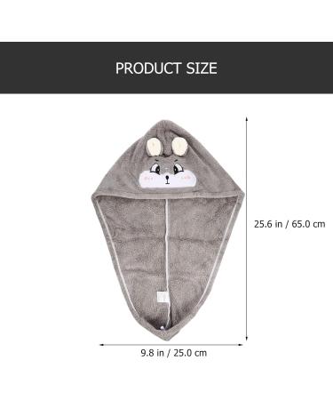 Ciieeo 2pcs Dry Hair Cap Wet Hair Dry Hat Shower Hair Turban Towel Hair Scarf Wet Hair Turbans Shower Hat for Kids Dry Hair Hat Water Absorption Caps Cartoon Bath Products Tool As Shownx2pcs 65X25CMx2pcs - Buy Online on GoSupps.com