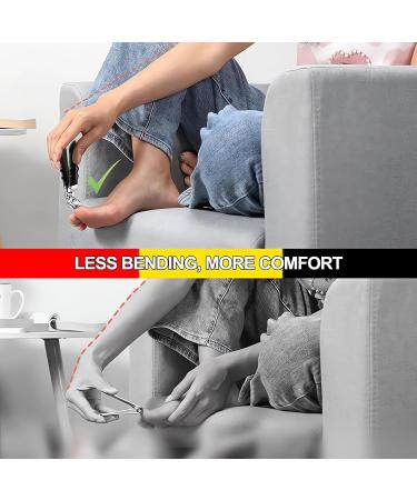 Marycarrie Angled Head Nail Clippers with Catcher for Men & Women - Professional Acrylic Toe Nail Clippers for Thick Toenails Heavy Duty Nail Cutter Ergonomic Design & Anti-Splash for Seniors - Buy Online on GoSupps.com