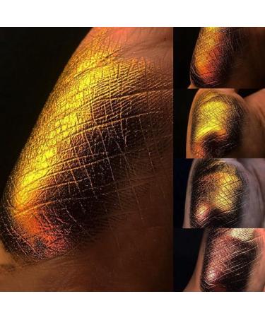 Sgnsvj 2Pcs Optical Eyeshadow Highly Pigmented Polychrome Metallic Eyeshadow Palette Eye Glitter Makeup Cosmetics - Buy Online on GoSupps.com