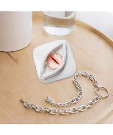 Colcolo Contact Etui | Portable Contact Lens Holder & Storage Box for Travel Office & Daily Use - Chic White Design - Buy Online on GoSupps.com