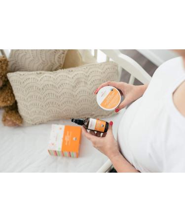 Mambino Organics Anti-Stretch Mark Cream for Pregnancy - Organic Belly Butter with Shea & Cocoa Butter - 1st-Trimester Must-Have - 4 oz - Buy Online on GoSupps.com