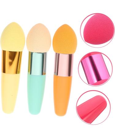 HAPINARY 3pc Nose Contour Brush Travel Size Kit on Stick Makeup Travel Makeup Brush Makeup for Foundation Concealer Sponge Mushroom Brush Shadow - Buy Online on GoSupps.com