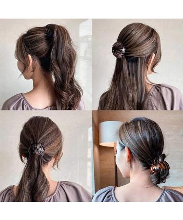 Buy Asalinao Ponytail Hair Needle & Curling Iron - Retro Leopard Clip for All Hair Types | Fast International Shipping - Buy Online on GoSupps.com