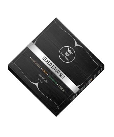 Striking Viking Beard Balm Conditioner Variety Pack - Vanilla Sandalwood, Citrus, & Cedarwood Scents - Styles & Conditions with Natural Oils - Buy Online on GoSupps.com