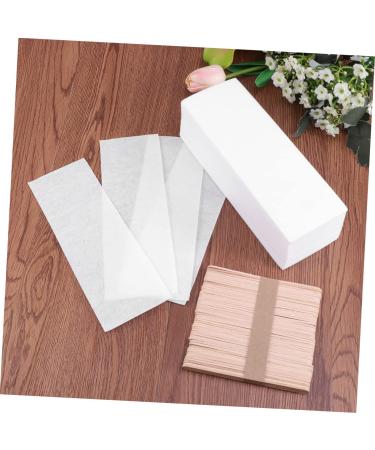PopetPop 400 STK Wooden Crafting Wax Strips | Gentle Hair Removal Depilatory Paper & Waxic Pencil | Perfect for Face Waxing - 400pcs - Buy Online on GoSupps.com