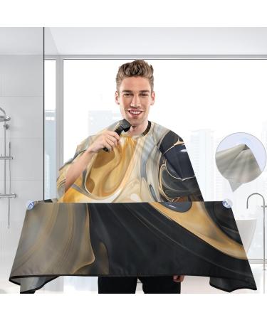 Waterproof Barber Cape - White & Black Marble Cheetah Hair Cutting Bib for Men & Women | Unisex Haircut Cape - Buy Online on GoSupps.com