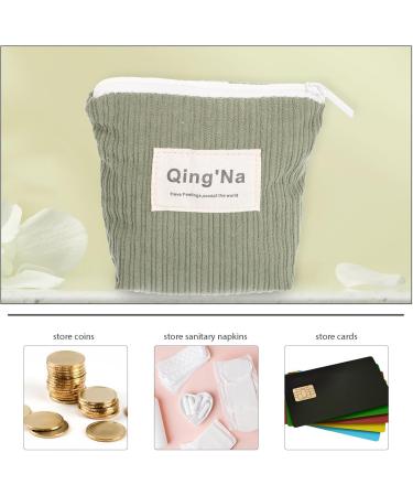 Lurrose Women's Cotton Bandage Bags | Washable Menstrual Hygiene Storage Organizer | First Period Pocket - Green - Buy Online on GoSupps.com