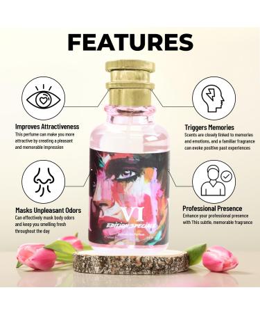 VI Edition Speciale Perfume for Women | Impression of PARFUM Delina | Perfume for Women Eau de Parfum | 3.4 Fl Oz / 100 ml | Extrait De Parfum | Long Lasting 8-10 hours - Buy Online on GoSupps.com
