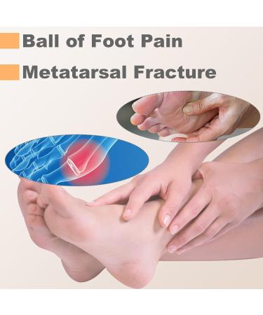 4 Pairs Gel Insert Pads for Ball of Foot | Metatarsal Pain Relief & Cushioning - Forefoot Support for Men & Women - Buy Online on GoSupps.com