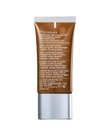 Clinique Stay-Matte Oil-Free Makeup 29 Sienna 1 oz - Long-lasting Matte Finish - Buy Online on GoSupps.com