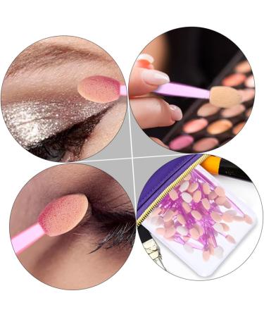 Hemoton 50pcs Double Ended Eyeshadow Brush Cosmetic Eye Shadow Sticks Eyeshadow Cosmetic Eyeshadow Makeup Accessories Latex Eyeshadow Girl Eyeshadow Makeup Brush Eye Makeup - Buy Online on GoSupps.com