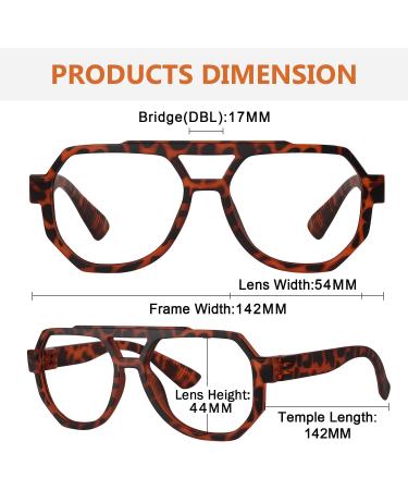 Buy BFOCO Pilot Reading Glasses - Oversized +1.75 Readers with Screwless Spring Hinges - 6 Pack Mix Colors for Men & Women - International Shipping Available - Buy Online on GoSupps.com
