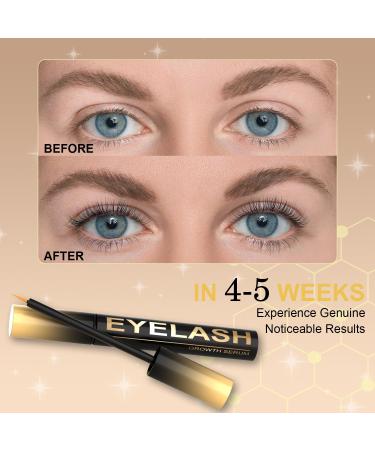Lash Serum for Eyelash Growth Premium Lash Enhancing Serum with Advanced Formula Volumizing Longer Fuller and Thicker Looking Lashes Eyelash Growth for Sensitive Eyes (5 mL) - Buy Online on GoSupps.com