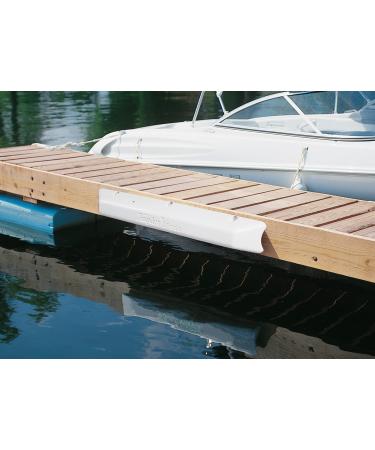 Taylor Made Products 45500 Dock Pro Heavy Duty Dock Bumper (36"L x 4"W x 5.5"H, Straight),White